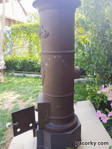 Чавунна пічка h104cm
